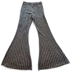Natural Life Multicolor Striped Flare Pants